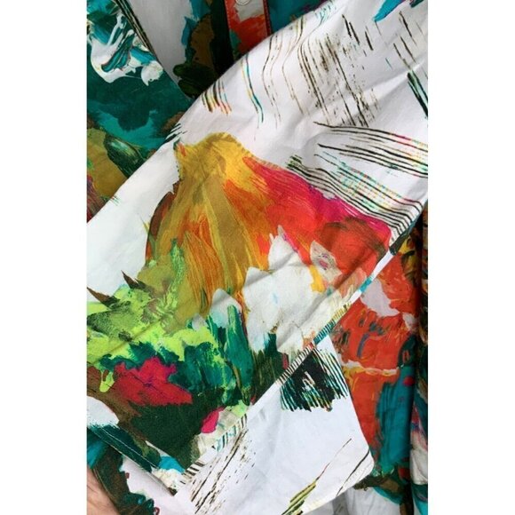 Lafayette148  women's oversized shirt Medium multi 42 Chest 48 Hip. Never worn - Picture 13 of 13